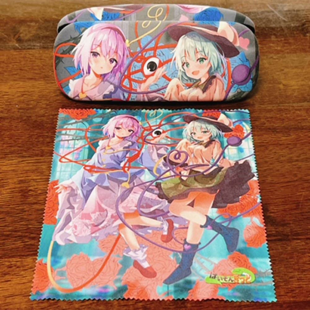 新品】東方project「古明地 さとり、古明地こいし10-2」眼鏡ケース