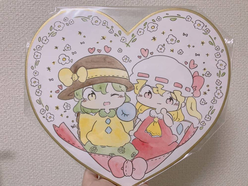 [New] Touhou Project Shikishi (one-of-a-kind) (2500) / Pyokotto Tsui! Release date: Around August 2023