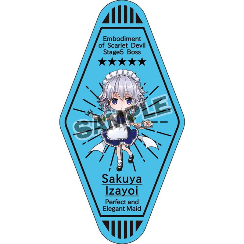 【新品】東方モーテルキー型ステッカー1(咲夜) / G.G.W 発売日:2023年08月13日