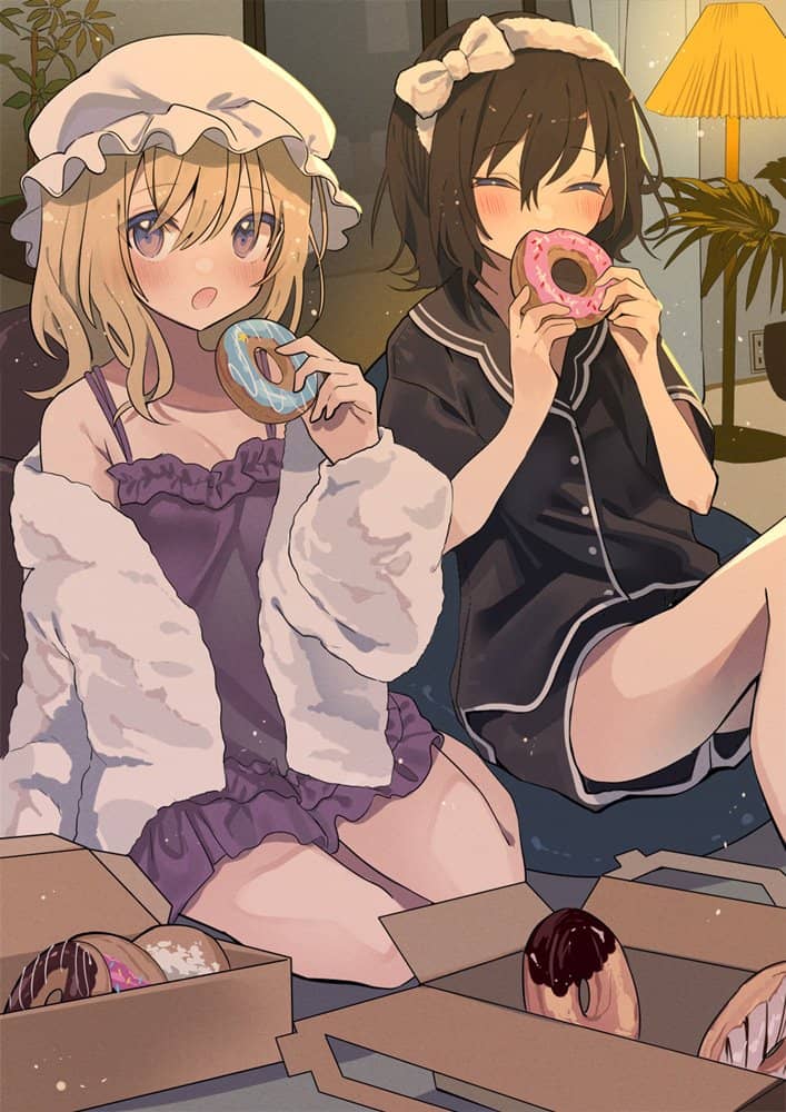 【新品】秘封倶楽部×食べ物　ジャバラ折ポストカード / ひよこ缶 発売日:2023年09月03日