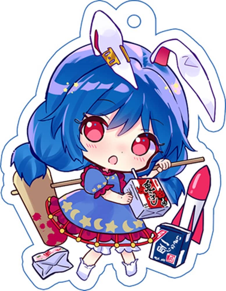 【新品】宵酔い東方紺珠伝キーホルダー／青蘭 / つたささ 発売日:2023年11月頃