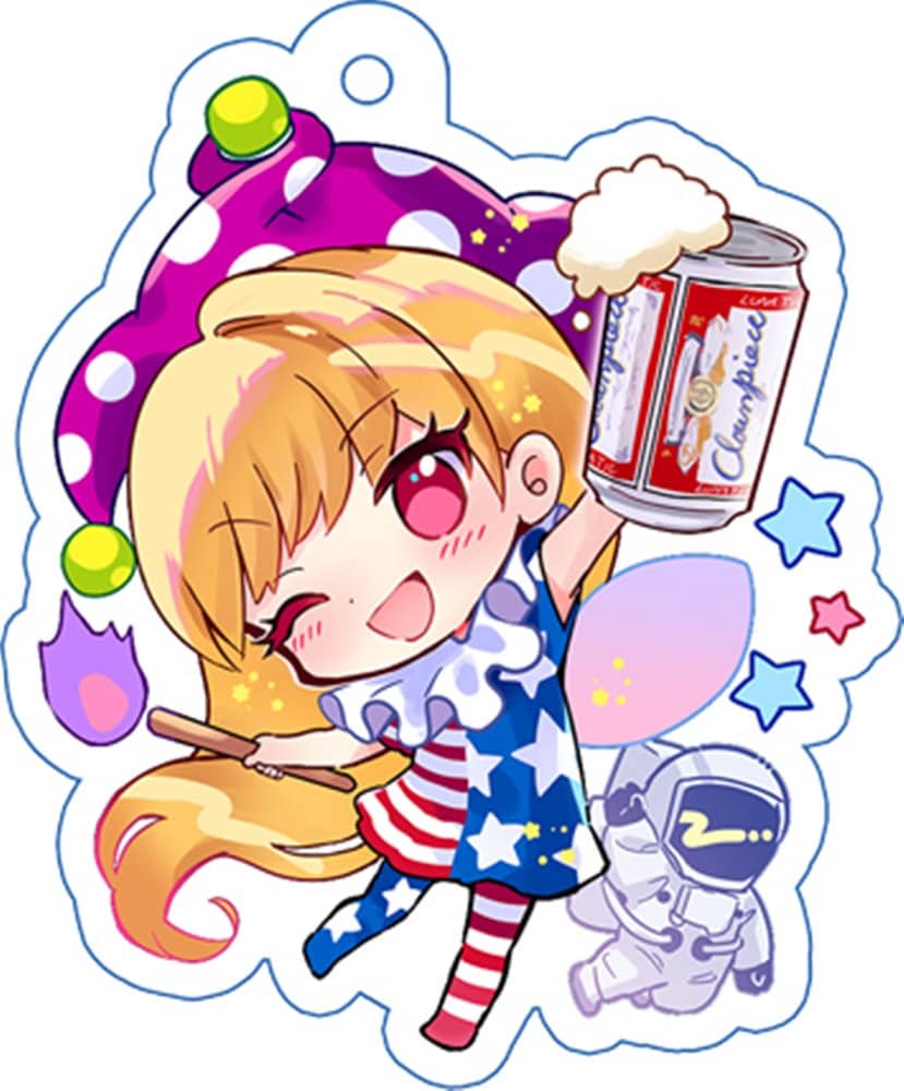 新品】宵酔い東方紺珠伝キーホルダー／クラウンピース / つたささ 発売