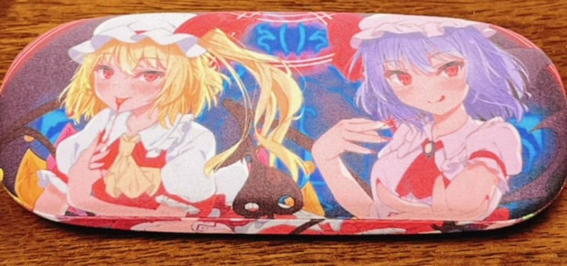【新品】東方project「レミリア スカーレット、フランドール スカーレット」10-4眼鏡ケース（クロス付） / ぱいそんきっど 発売日:2023年12月31日