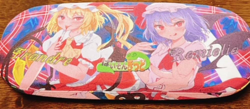 [New] Touhou Project "Remilia Scarlet, Flandre Scarlet" 10-4 Glasses Case (with cloth) / Paison Kid Release date: December 31, 2023