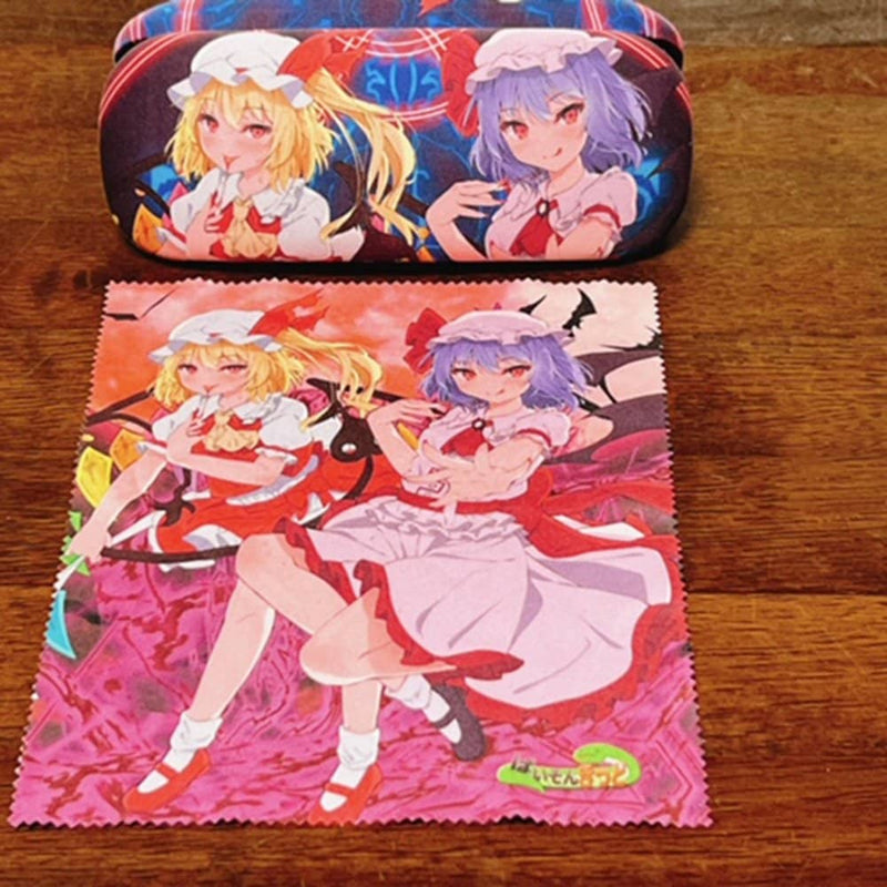 【新品】東方project「レミリア スカーレット、フランドール スカーレット」10-4眼鏡ケース（クロス付） / ぱいそんきっど 発売日:2023年12月31日