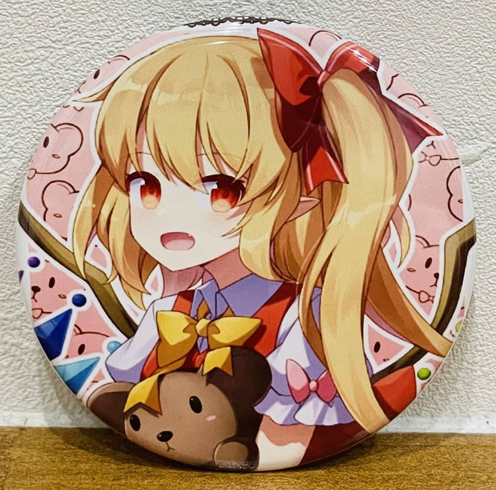 新品】東方Project 57㎜缶バッジ 安全ピンタイプ フランドール