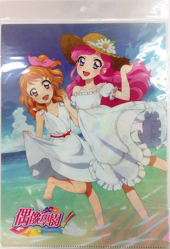 【中古・輸入品（新古品等）】台湾版 アイカツ! 透明文件夾信封 Ａ【平行輸入品】【狀態:本體S 包裝S】 / MUSE木棉花