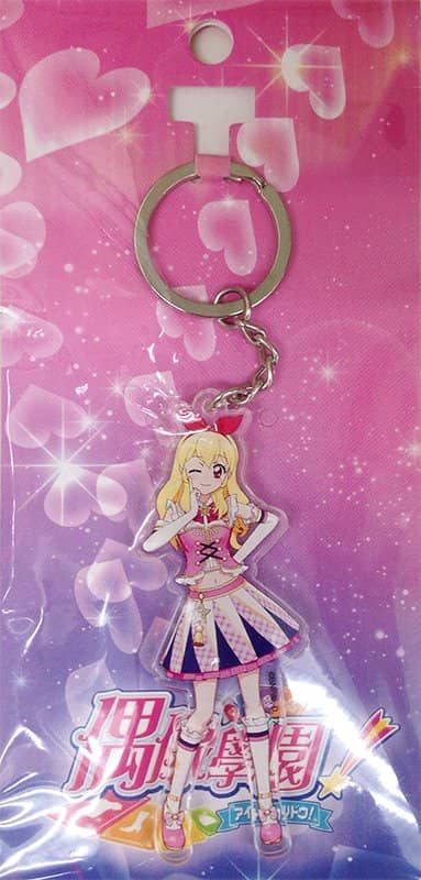 【Used & Imported (Like New, etc.)】Taiwan Version Aikatsu! Acrylic Keychain Hoshimiya Ichigo【Parallel Import】【Condition: Body S, Package A】 / MUSE Cotton Flower