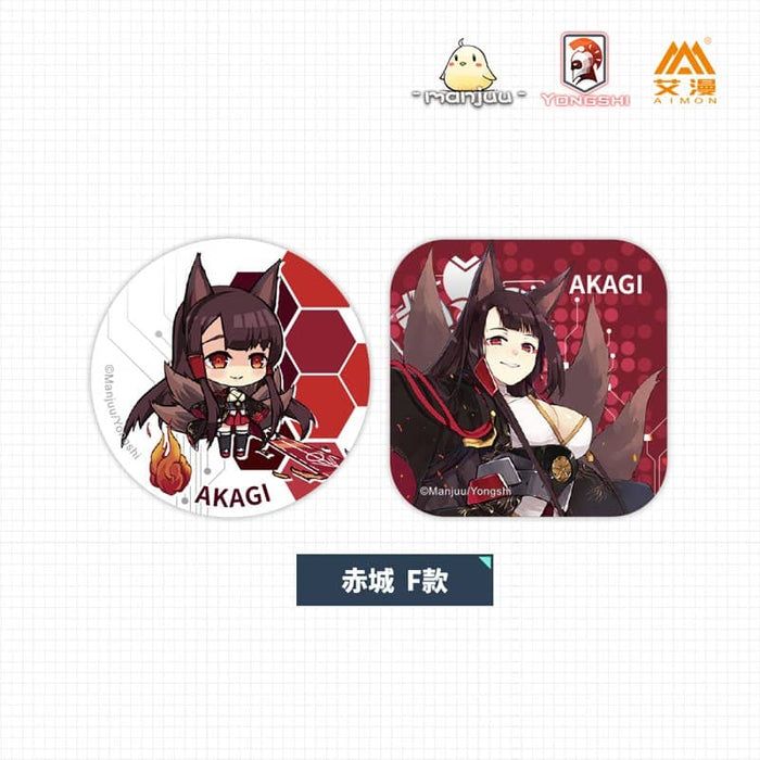 [Used] Azur Lane Can Badge-Akagi [Parallel imports] [Condition: Body S Package S] / Aimon
