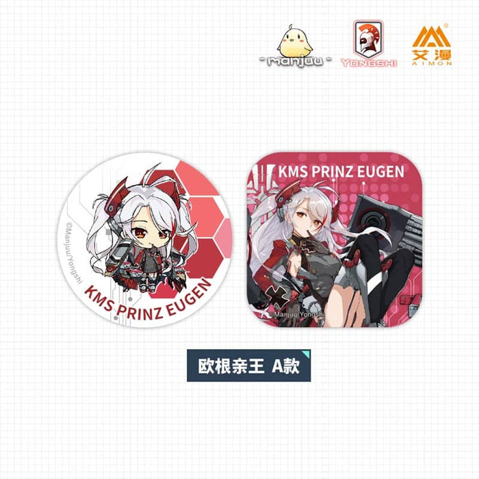 [Used] Azur Lane Can Badge-Eugen [Parallel imports] [Condition: Body S Package S] / Aimon