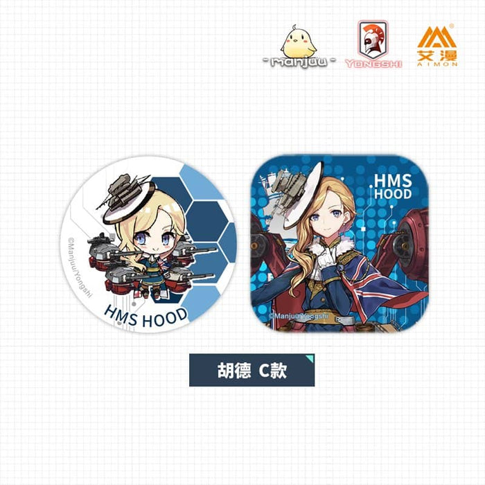 [Used] Azur Lane Can Badge-Hood [Parallel imports] [Condition: Body S Package S] / Aimon