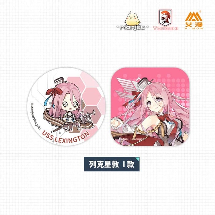 [Used] Azur Lane Can Badge-Lexington [Parallel Import] [Condition: Body S Package S] / Aimon