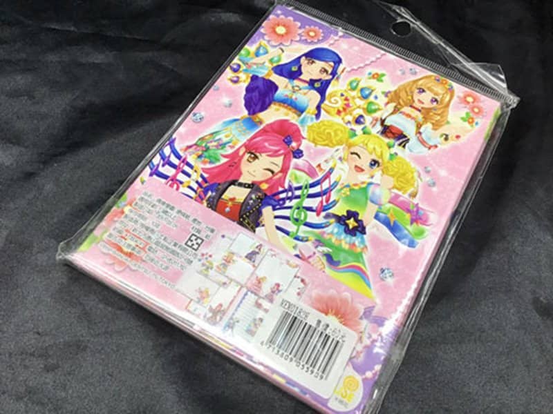 【中古・進口品（新古品等）】台灣版 アイカツ！便箋B【平行進口品】【狀態:本體S 包裝:S】 / MUSE 木棉花