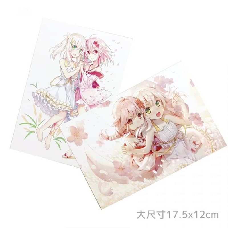 【新品】大判ポストカード2種セット　絢櫻＆穂姫 / 希萌創意有限公司 発売日:2019年03月16日