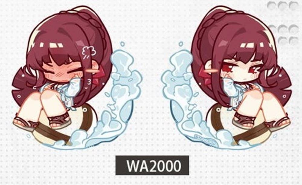 [Imported goods] Girls Frontline Oil-filled acrylic goods WA2000 / Sunborn