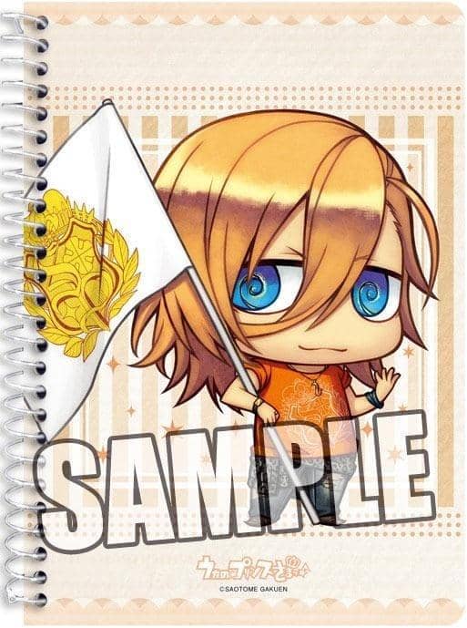 【新品】うたの☆プリンスさまっ♪ A6リングノート ちみプリシリーズ フラッグVer.「神宮寺レン」 / ブロッコリー - アキバホビー/AKIBA-HOBBY