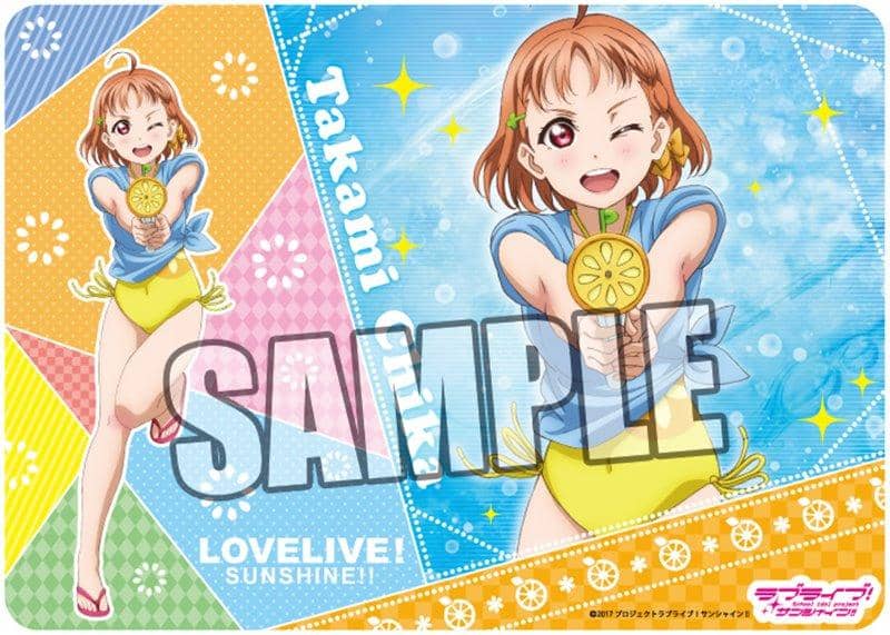 [New] Character Universal Rubber Mat Love Live! Sunshine !! "Chika Takami" Water Play Ver. / Broccoli Release Date: Around June 2018