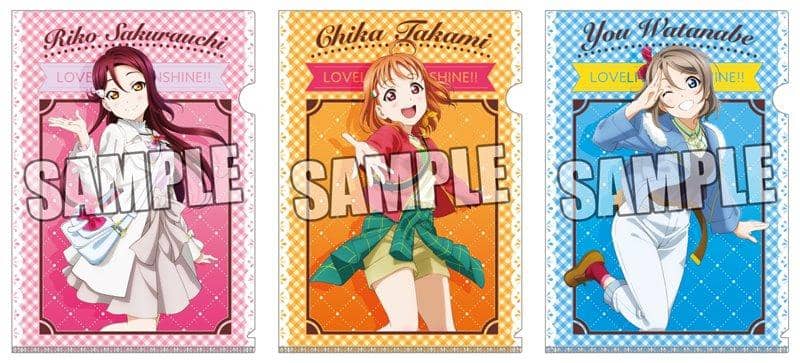 [New] Love Live! Sunshine !! The School Idol Movie Over the Rainbow Clear File 3 Sheets Set "2nd Grade" / Broccoli Release Date: Around July 2019