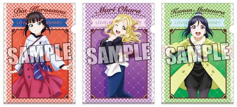 [New] Love Live! Sunshine !! The School Idol Movie Over the Rainbow Clear File 3 Sheets Set "3rd Grade" / Broccoli Release Date: Around July 2019