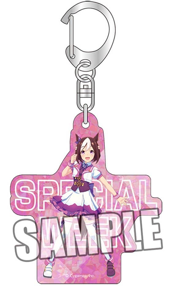 【新品】ウマ娘 プリティーダービー　ホログラムアクリルキーホルダー「スペシャルウィーク」 / ブロッコリー 発売日:2022年04月頃