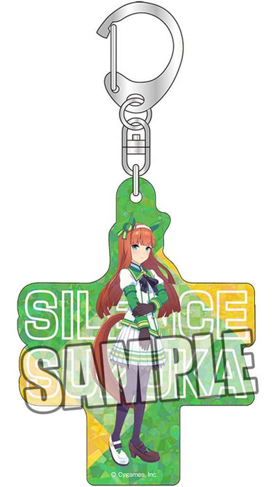 [New] Uma Musume Pretty Derby Hologram Acrylic Keychain "Silence Suzuka" / Broccoli Release Date: Around April 2022