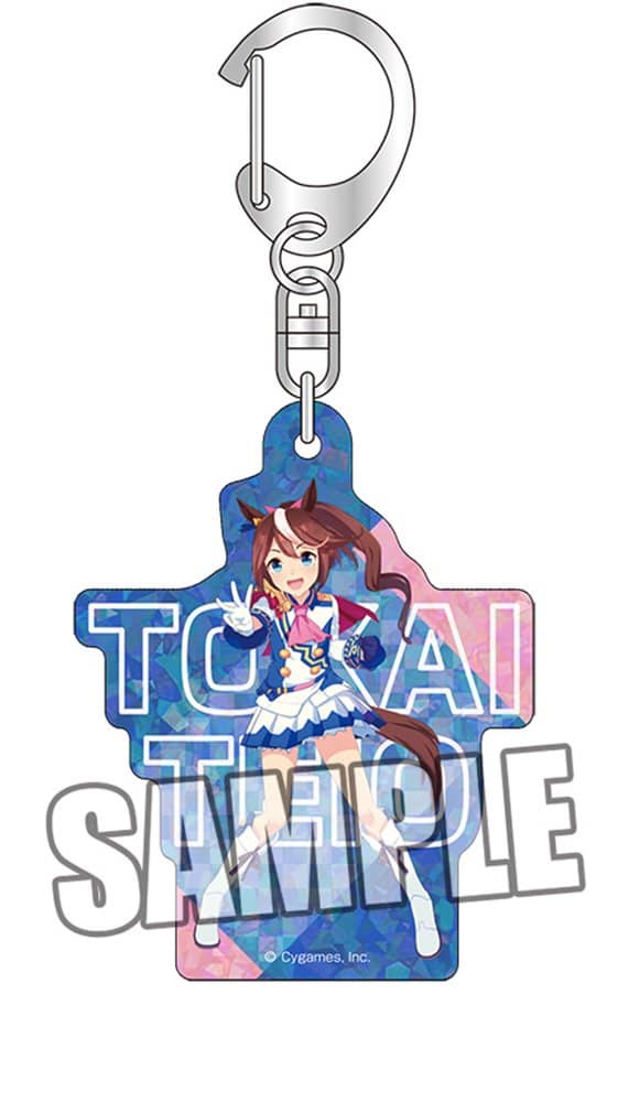 【新品】ウマ娘 プリティーダービー　ホログラムアクリルキーホルダー「トウカイテイオー」 / ブロッコリー 発売日:2022年04月頃