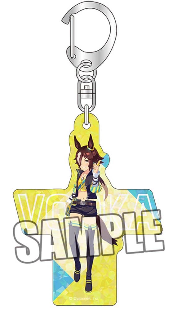 【新品】ウマ娘 プリティーダービー　ホログラムアクリルキーホルダー「ウオッカ」 / ブロッコリー 発売日:2022年04月頃