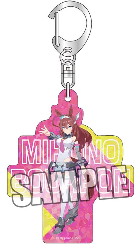 【新品】ウマ娘 プリティーダービー　ホログラムアクリルキーホルダー「ミホノブルボン」 / ブロッコリー 発売日:2022年04月頃