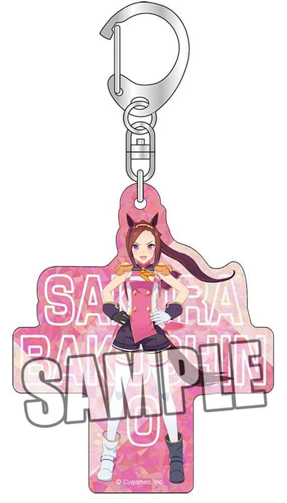 【New Product】Uma Musume Pretty Derby Hologram Acrylic Keychain "Sakura Bakushin O" / Broccoli Release Date: Around April 2022