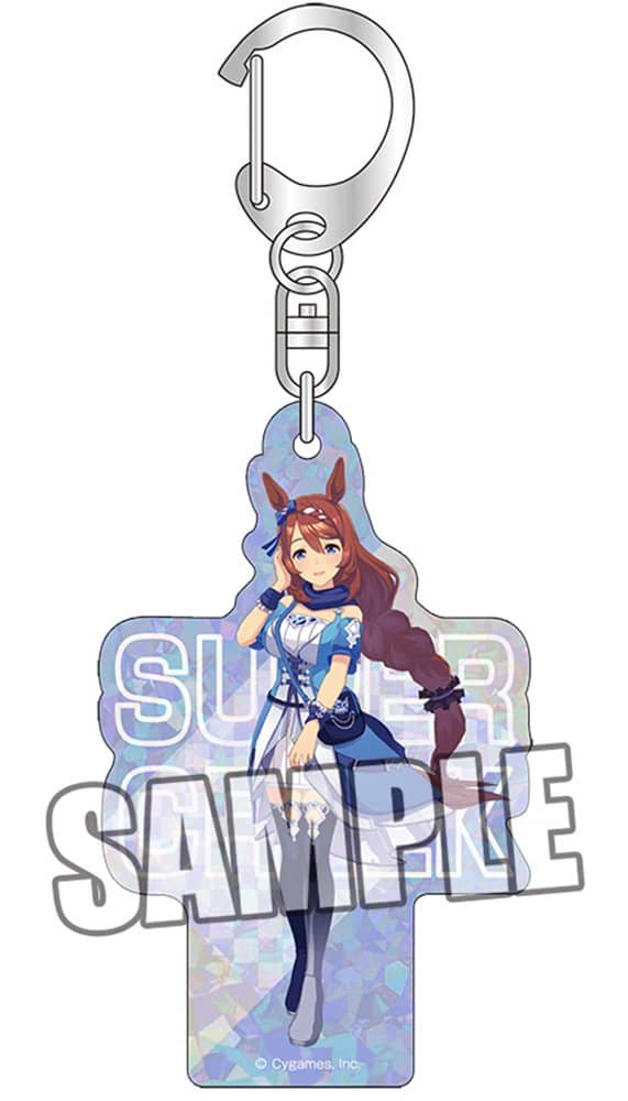 [新品] Uma Musume Pretty Derby 全息亚克力钥匙扣“Super Creek”/西兰花 发售日期：2022 年 4 月左右