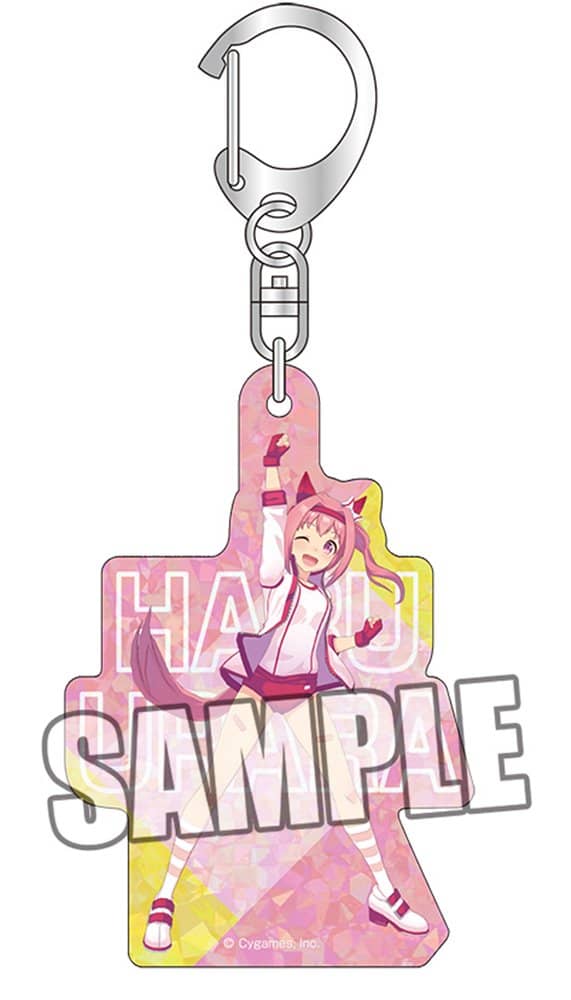 【新品】ウマ娘 プリティーダービー　ホログラムアクリルキーホルダー「ハルウララ」 / ブロッコリー 発売日:2022年04月頃