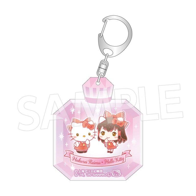 [New] Touhou Project x Sanrio Characters Acrylic Keychain Reimu Hakurei x Hello Kitty / Eiko Release Date: Around November 2020