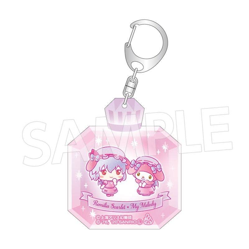 【新品】東方Project×三麗鷗角色 亞克力鑰匙圈 蕾米莉亞·斯卡蕾特×美樂蒂 / エイコー 發售日:2020年11月左右