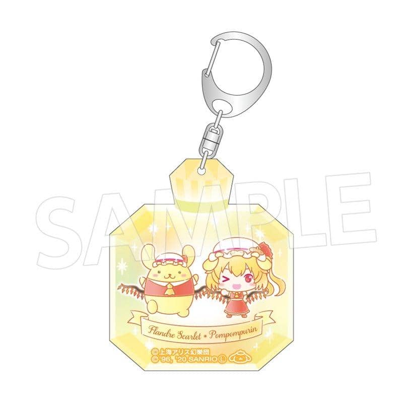 [New] 東方Project×三麗鷗角色 壓克力鑰匙圈 芙蘭朵露·斯卡蕾特×布丁狗 / 艾高 發售日:2020年11月月前後