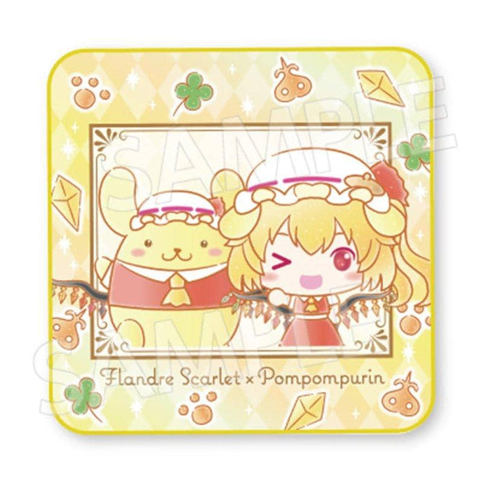 [New] Touhou Project x Sanrio Characters Hand Towel Flandre Scarlet x Pompompurin / Eiko Release Date: Around December 2020