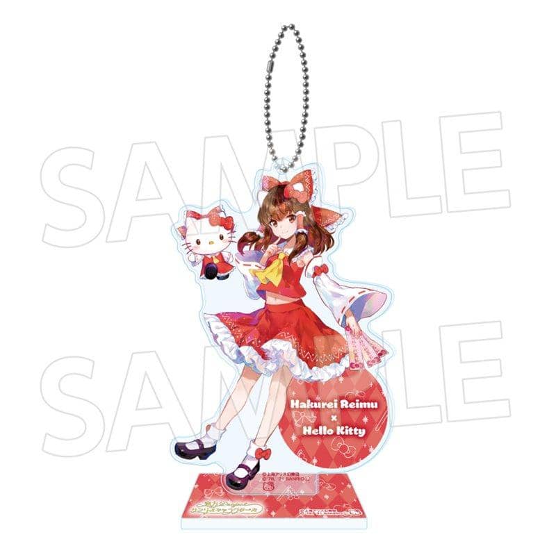 【新品】東方Project×サンリオキャラクターズ アクリルスタンド 博麗霊夢×ハローキティ / エイコー 発売日:2021年01月頃