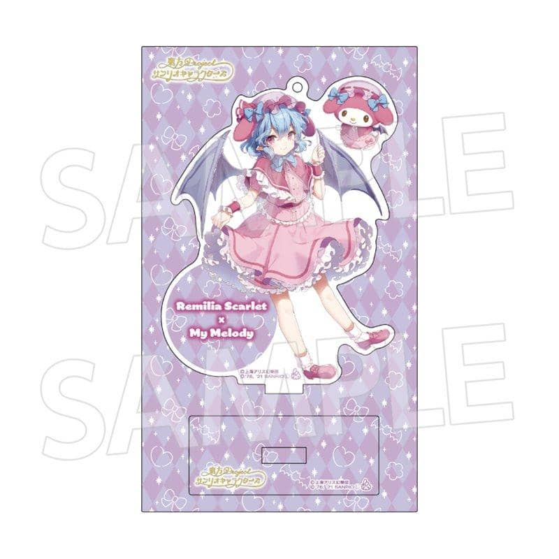 【新品】東方Project×サンリオキャラクターズ アクリルスタンド レミリア・スカーレット×マイメロディ / エイコー 発売日:2021年01月頃