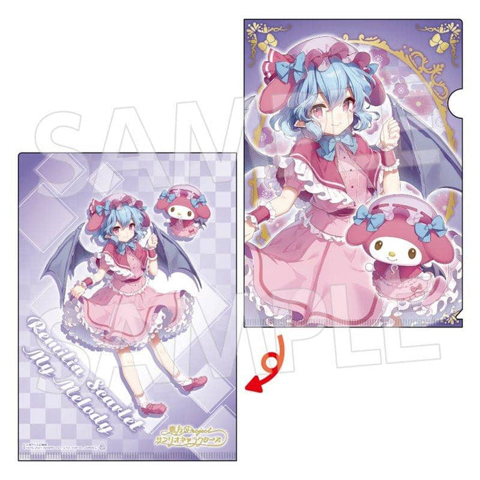 [New] Touhou Project x Sanrio Characters A4 Clear File 2 Remilia Scarlet x My Melody / Eiko Release Date: January 2021