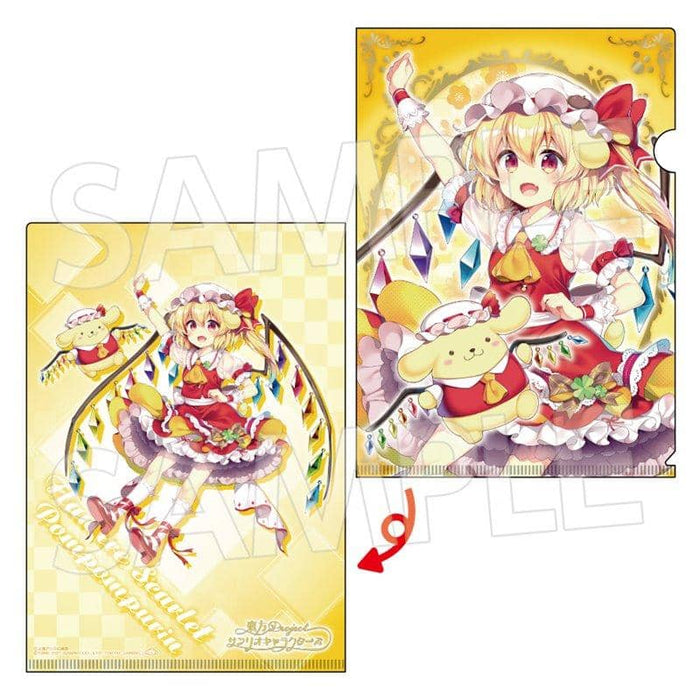 [New] Touhou Project x Sanrio Characters A4 Clear File 2 Flandre Scarlet x Pompompurin / Eiko Release Date: January 2021