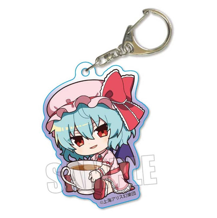 [New] Gyugyutto Acrylic Keychain Touhou Project/Remilia Scarlet (Tea Cup) / Bell House Release Date: Around October 2022