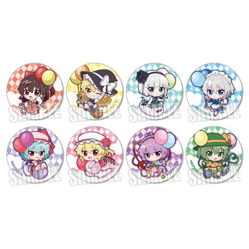 【新品】トレーディング缶バッジ 東方Project/ぷかっしゅ バルーンver.（再販） / ベルハウス 発売日:2025年01月頃