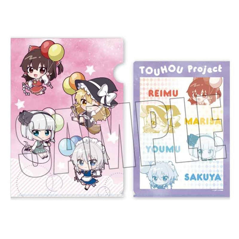 【新品】ぷかっしゅクリアファイル 東方Project/A バルーンver. / ベルハウス 発売日:2023年11月頃