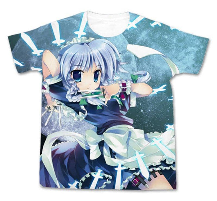 [New] Touhou Project Jurokuya Sakuya Full Graphic T-shirt Touhou Chaos Ver./WHITE-M (Resale) / 2D Cospa Release Date: Around December 2020