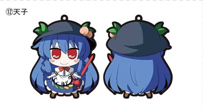 【新品】東方Project ラバーキー 34 比那名居天子 illust.茜屋 / ピンクカンパニー 発売日:2017年10月10日