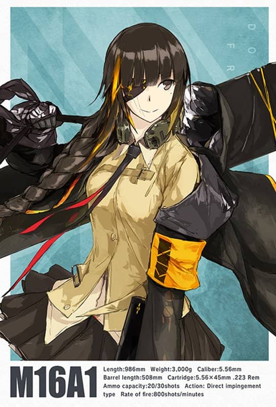 【新品】LittleArmory ＜LADF06＞ ドールズフロントラインM16A1タイプ / トミーテック 発売日:2020年10月頃