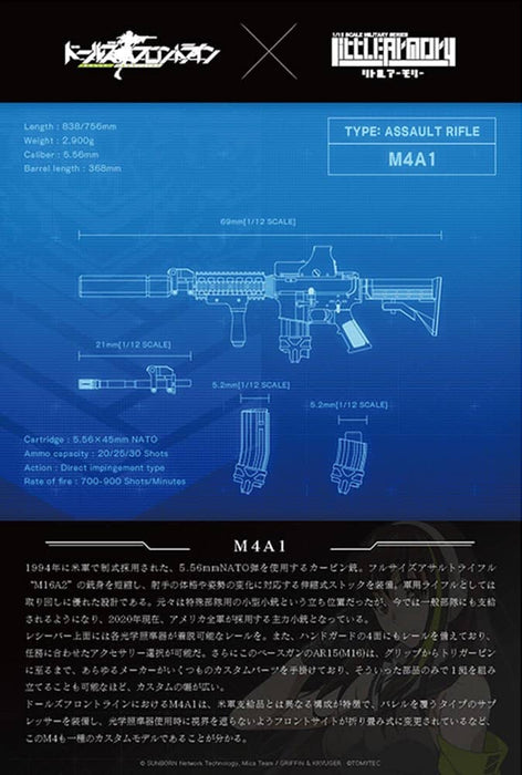 [New] Little Armory Little Armory <LADF21> Girls Frontline M4A1 Type / Tommy Tech Release Date: Around January 2022