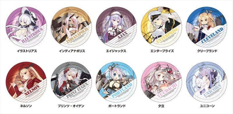 [新] Azur Lane 交易罐徽章 vol.1 1BOX / 中外矿业 预计到货：2018 年 2 月左右