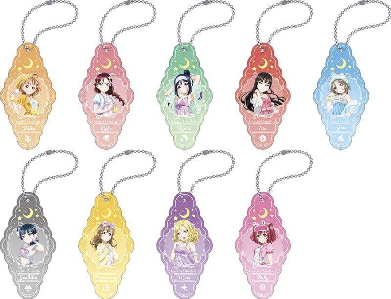 [New] Love Live! Sunshine !! Motel-style acrylic key chain collection / Pajamas 1BOX / Movic Release date: Around March 2020