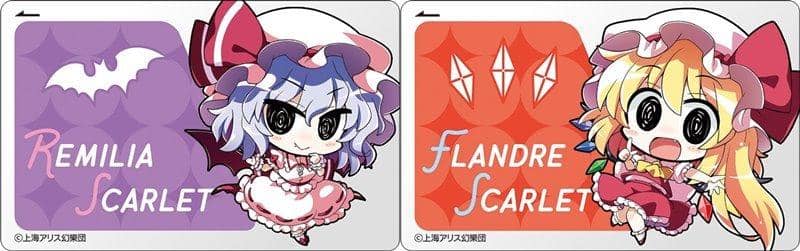 [New] Touhou Project Card Kisekae Sticker / Remilia & Flandre / Movic Release Date: Around March 2020