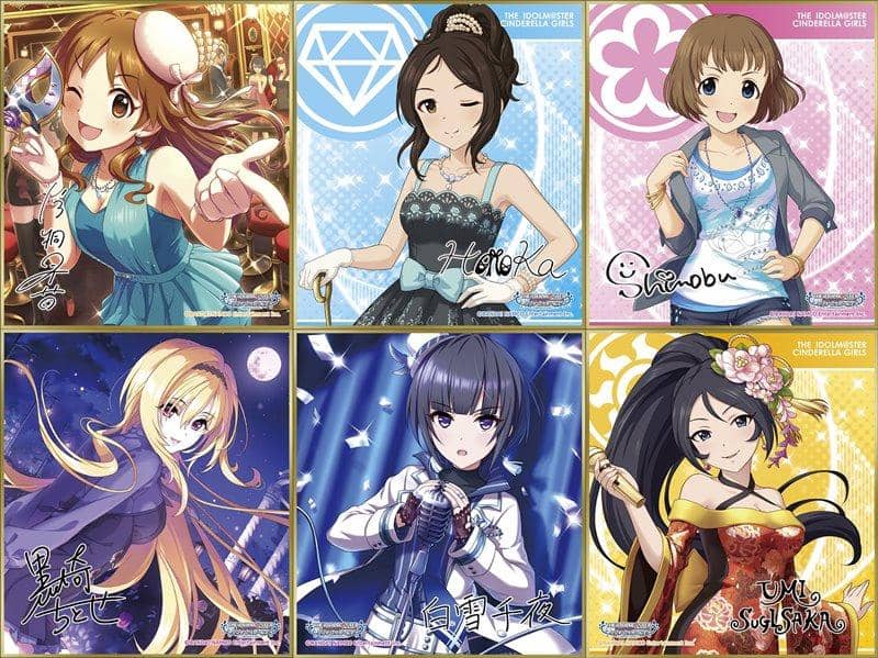 [New Product] The Idolmaster Cinderella Girls (Mobile Version) Mini Shikishi Collection 1BOX / Movic Release Date: Around November 2020